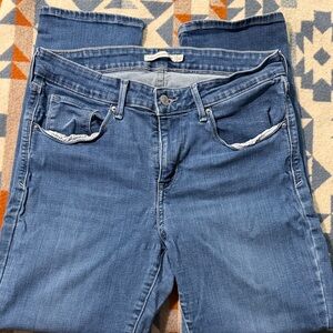 Levi's Classic Straight Leg Blue Jeans